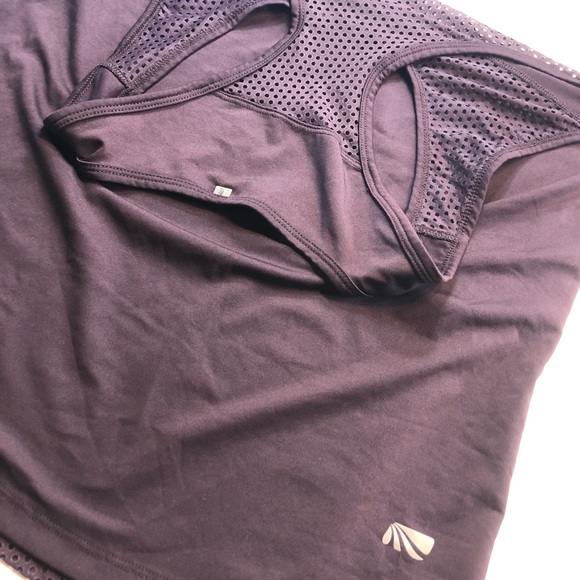 Athleta Perforated Purple Razorback Tank - Picture 4 of 5